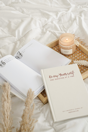 Self-awareness journal | Self-help | 120 journaling prompts | Sandy White